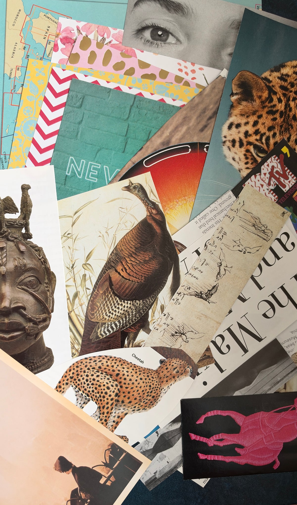 Collaging/Junk journal scrap pack (40+ pieces)